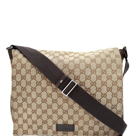 gucci beige messenger bag|best gucci messenger bag.